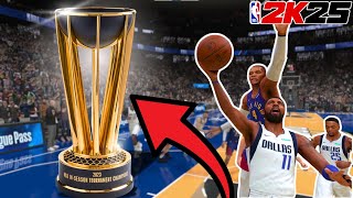 Massive NBA Cup Battle  NBA 2K25 Mavericks MyGM Franchise [upl. by Dale533]