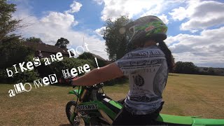 MY NEIGHBOURHOOD CANT STAND MY DIRTBIKE KX450F [upl. by Sadoc]