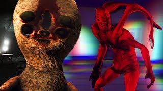 OK THERES ALIENS IN THIS GAME NOW  SCP Containment Breach Unity Remastered Part 3 [upl. by Otipaga]