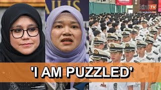 Mas Ermieyati questions Fadhlina Students or Chinese naval cadets [upl. by Nnalatsyrc]