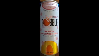 Inotea Pobble MangoRed Dragon Fruit Bursting Bubble Tea Review [upl. by Ghassan990]