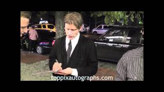 Crispin Glover  Signing Autographs at IFC in NYC [upl. by Rotsen]