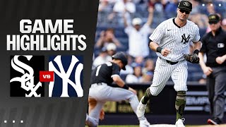 White Sox vs Yankees Game Highlights 51924  MLB Highlights [upl. by Eliak]