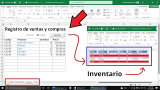 Cómo Hacer un Sistema de Inventarios en Excel con Fórmulas y Macros ¡Rápido y Fácil [upl. by Norina]