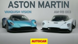 Aston Martin AMRB 003 and Vanquish Vision Concept revealed  Geneva Motor Show 2019  Autocar [upl. by Irem]