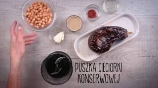 Hummus z pieczonym bakłażanem i kolendrą [upl. by Wight]