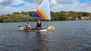 Inflatable Pontoons for Canoe and Kayak Stabilizing [upl. by Nerro428]