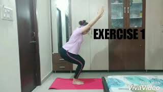 Exercises for fibroids n cyst ll Exercises for healthy uterus [upl. by Notslah359]