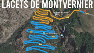 LACETS DE MONTVERNIER  famous serpentine road in France on motorbike  KTM 790 Adventure [upl. by Yendyc]