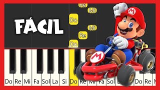 Mario Kart 64  Victory Lap  MARIO BROS  TUTORIAL PIANO FÁCIL  CANCIÓN FÁCIL PARA PIANO [upl. by Hurlee]