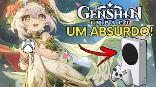 UM ABSURDO Teste de GENSHIN IMPACT JOGO GRÁTIS no XBOX SERIES S  ExExclusivo PLAYSTATION [upl. by Adnamaa]