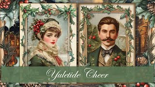 Yuletide Cheer  A Victorian Christmas Digital Junk Journal Kit [upl. by Ainud]