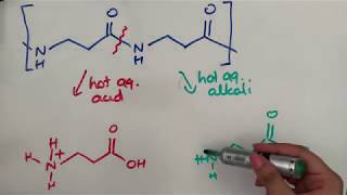 Condensation polymers  hydrolysis [upl. by Mencher]