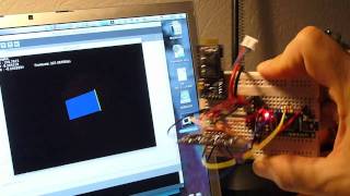 AHRS Attitude at 300Hz WIRELESS on a simple Arduino [upl. by Valle]