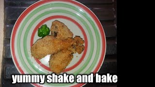 How to bake chicken with breadcrumbsshake and bake [upl. by Regine]