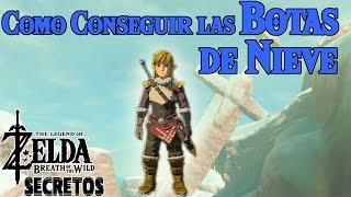 Secretos y Trucos de Zelda Breath of the Wild 35  Como conseguir las Botas de Nieve [upl. by Whelan]