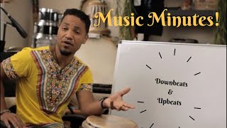 Basic Music Theory Lesson Downbeats and Upbeats The Drummer definitionnot orchestra [upl. by Aynekat]