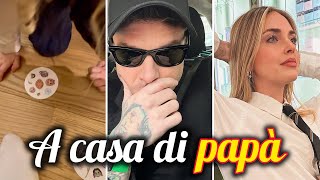 Fedez ritornano i momenti social con i suoi figli Chiara solo sponsor [upl. by Ethelbert]