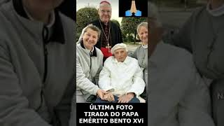 ÚLTIMA FOTO TIRADA DO PAPA EMÉRITO BENTO XVI shorts [upl. by Ymmat633]