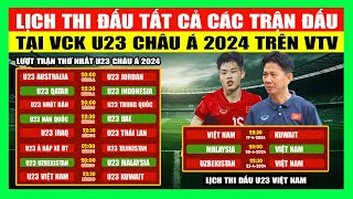 Lịch Thi Đấu Và Trực Tiếp Tất Cả Các Trận Đấu Tại Vòng Chung Kết U23 Châu Á 2024 Trên VTV Ngày 94 [upl. by Sandye]