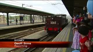 ABC News  Steam Locomotive 3265 Returns To Service [upl. by Ahsoym]