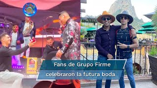 Jhonny Caz integrante de Grupo Firme da el sí en pleno concierto [upl. by Eki]