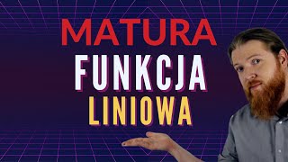 Funkcja liniowa MATURA MATEMATYKA PODSTAWA PEWNIAK [upl. by Adnoval]