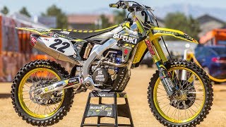 Inside Chad Reeds Factory JGR Suzuki RMZ450  Motocross Action Magazine [upl. by Ottilie377]