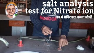 nitrate ion salt analysis neet [upl. by Maddis]