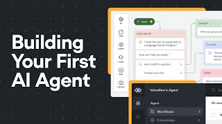 Building Your First AI Agent  Introduction to Voiceflow 2024 [upl. by Dru]
