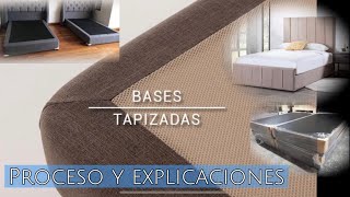 Bases para camas tapizadas  Proceso completo [upl. by Elna209]