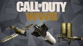 Call of Duty WW2  All Scorestreaks Showcase [upl. by Yahsan493]