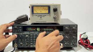 Kenwood TS850D HF 120W Open Freq [upl. by Eceerahs684]