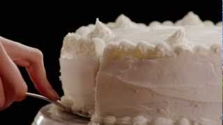 How to Make Heavenly White Cake  Cake Recipes  Allrecipescom [upl. by Nyllek]