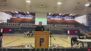 Community meeting about possible failure of Panguitch Lake Dam underway at high school [upl. by Etnauq]