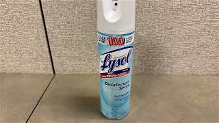 Lysol Disinfectant Spray  Crisp Linen 19 oz Bottle [upl. by Aritak]