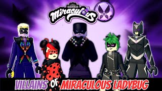 The Villains of Ladybug Roblox Miraculous RP [upl. by Perl428]