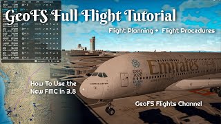 GeoFS Full Flight Tutorial Planning  Procedures  GeoFS Flights Channel [upl. by Celestine]