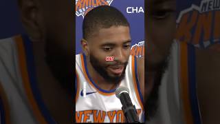 Mikal Bridges refuses Knicks contract 🤯🚨 nba nbabasketball [upl. by Nairam]