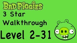 Bad Piggies 231 3 Star Walkthrough Rise and Swine Level 231  WikiGameGuides [upl. by Niletac]