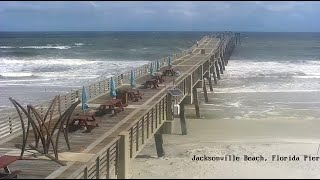 Live Beach Cam  Jacksonville Beach Fishing Pier  Overview [upl. by Suiradal]