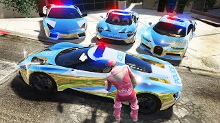 I Used TikToks To Steal Rare Police Cars in GTA 5 [upl. by Henriha348]