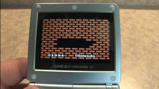 Classic Game Room HD  GAME BOY ADVANCE SP review [upl. by Skrap]