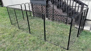 BestPet 40 inch Metal Dog Playpen  Easy to Install [upl. by Wertz242]