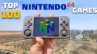 Top 100 N64 Games Tested on ANBERNIC RG35XX H [upl. by Kramal]