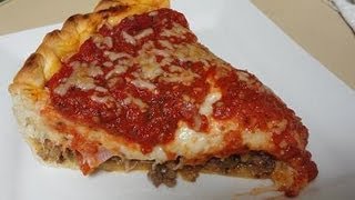 ChicagoStyle Stuffed Pizza [upl. by Eelaras458]