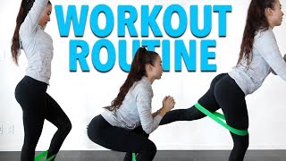 AT HOME WORKOUT ROUTINE [upl. by Rosalynd]