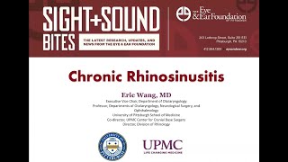 Sight  Sound Bites Chronic Rhinosinusitis [upl. by Lehcin]