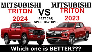 All New 2024 Mitsubishi TRITON Vs ALL new Mitsubishi TRITON  Full Comparison [upl. by Hanauq]