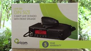 Uniden VS Oricom  Best UHF Radio Competition Comparison  Quick Review 3 [upl. by Raquel373]